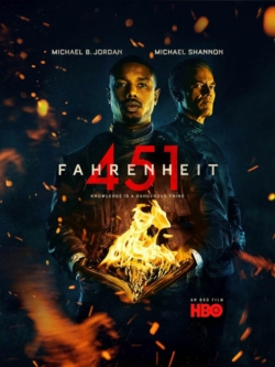 Affiche du film Fahrenheit 451 (2018) de Ramin Bahrani.