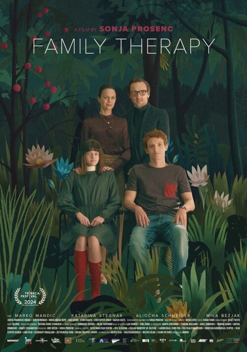 Affiche du film Family Therapy (2025) de Sonja Prosenc. Voir Family Therapy en streaming / torrent sur meilleurs-films.fr