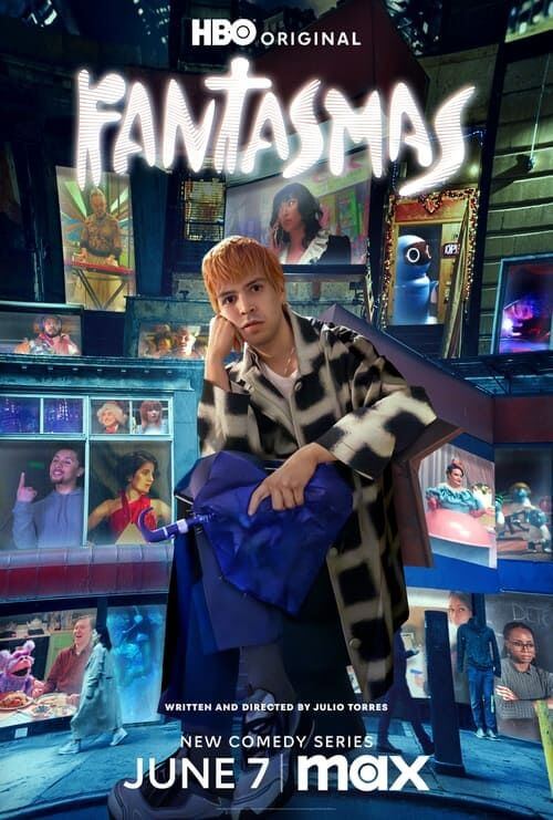 Affiche de la série Fantasmas (2024) de Julio Torres. Voir Fantasmas en streaming / torrent sur meilleurs-films.fr