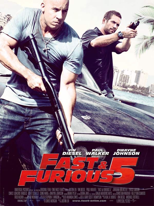 Affiche du film Fast and Furious 5 (2011) de Justin Lin Affiche du film Fast and Furious 5 (2011) de Justin Lin. Voir Fast and Furious 5 en streaming / torrent sur meilleurs-films.fr
