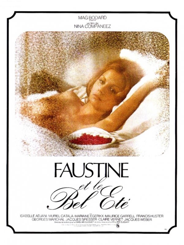Affiche du film Faustine et le bel été (1972) de Nina Companeez Affiche du film Faustine et le bel été (1972) de Nina Companeez. Voir Faustine et le bel été en streaming / torrent sur meilleurs-films.fr