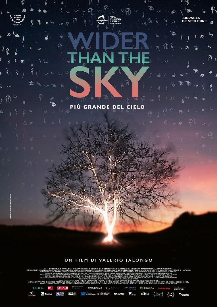 Affiche du film Wider Than the Sky (2025) de Valerio Jalongo. Voir Wider Than the Sky en streaming / torrent sur meilleurs-films.fr