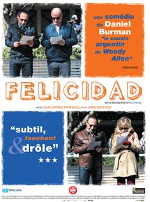 Affiche du film Felicidad (2014) de Daniel Burman. Voir Felicidad en streaming / torrent sur meilleurs-films.fr
