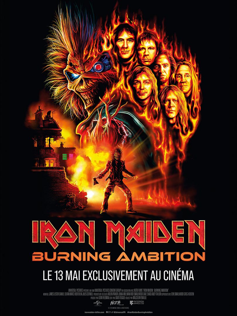 Affiche du film Iron Maiden: Burning Ambition (2026) de Malcolm Venville