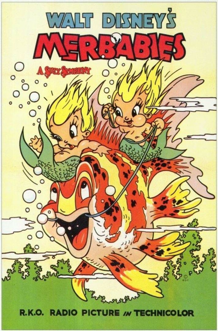 Affiche du court métrage Filles des ondes (1938) de Walt Disney. Voir Filles des ondes en streaming / torrent sur meilleurs-films.fr