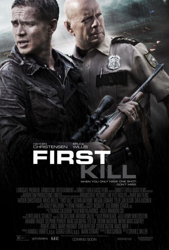 Affiche du film First Kill (2017) de Steven C. Miller Affiche du film First Kill (2017) de Steven C. Miller. Voir First Kill en streaming / torrent sur meilleurs-films.fr