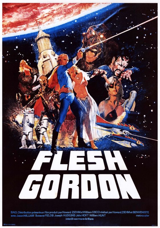 Affiche du film Flesh Gordon (1974) de Howard T. Ziehm Affiche du film Flesh Gordon (1974) de Howard T. Ziehm. Voir Flesh Gordon en streaming / torrent sur meilleurs-films.fr