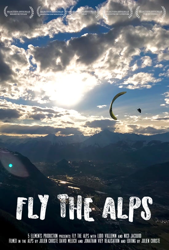 Affiche du court métrage Fly the Alps (2019) de . Voir Fly the Alps en streaming / torrent sur meilleurs-films.fr