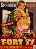 Affiche du film Fort Ti (1953) de William Castle. Voir Fort Ti en streaming / torrent sur meilleurs-films.fr