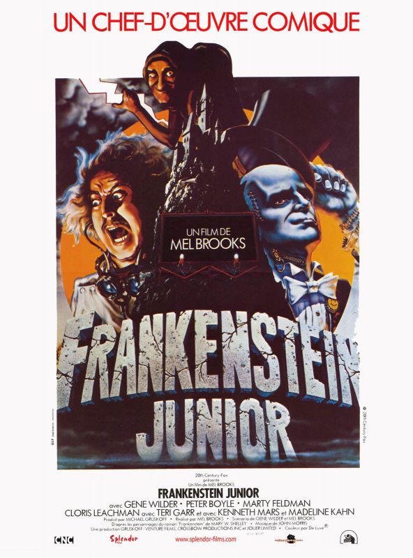 Affiche du film Frankenstein Junior (1974) de Mel Brooks. Voir Frankenstein Junior en streaming / torrent sur meilleurs-films.fr