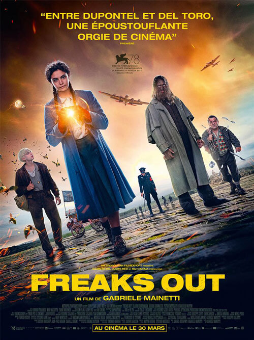 Affiche du film Freaks Out (2022) de Gabriele Mainetti Affiche du film Freaks Out (2022) de Gabriele Mainetti. Voir Freaks Out en streaming / torrent sur meilleurs-films.fr