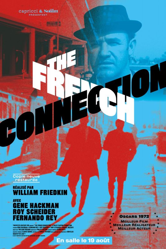 Affiche du film French Connection (1971) de William Friedkin. Voir French Connection en streaming / torrent sur meilleurs-films.fr