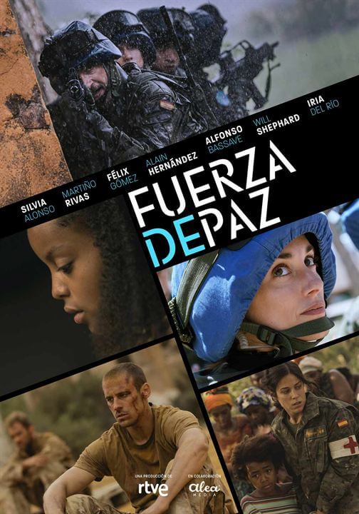 Affiche de la série Fuerza de paz (2022) de Aurora Guerra. Voir Fuerza de paz en streaming / torrent sur meilleurs-films.fr