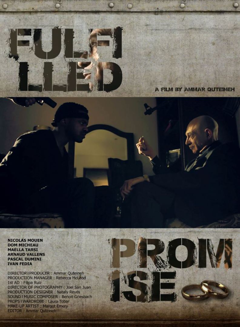 Affiche du court métrage Fulfilled Promise (2013) de Ammar Quteineh. Voir Fulfilled Promise en streaming / torrent sur meilleurs-films.fr