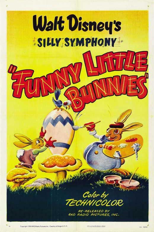 Affiche du court métrage Funny Little Bunnies () de Wilfred Jackson. Voir Funny Little Bunnies en streaming / torrent sur meilleurs-films.fr