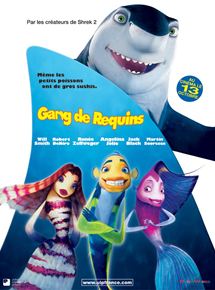 Affiche du film Gang de requins (2004) de Bibo Bergeron,Vicky Jenson,Rob Letterman. Voir Gang de requins en streaming / torrent sur meilleurs-films.fr