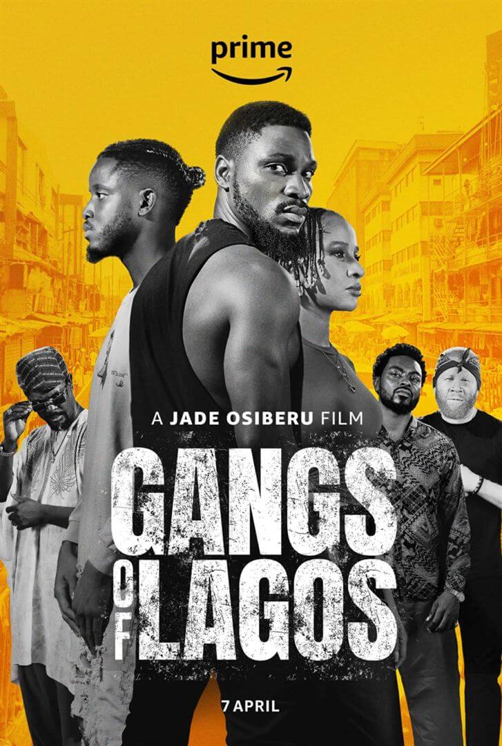 Affiche du film Gangs Of Lagos (2023) de Jadesola Osiberu. Voir Gangs Of Lagos en streaming / torrent sur meilleurs-films.fr