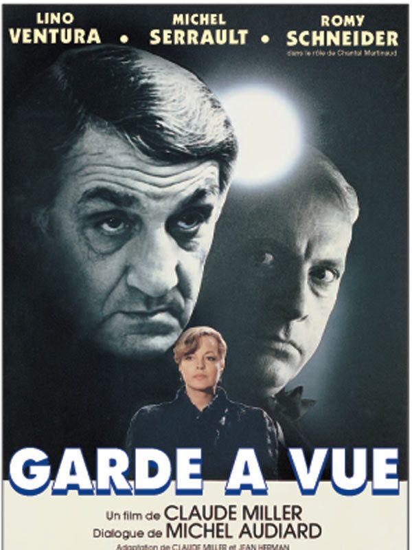 Affiche du film Garde à vue (1981) de Claude Miller Affiche du film Garde à vue (1981) de Claude Miller. Voir Garde à vue en streaming / torrent sur meilleurs-films.fr