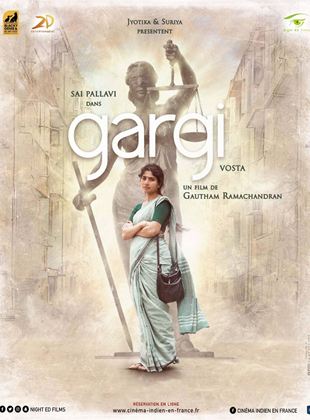 Affiche du film Gargi (2022) de Gautham Ramachandran. Voir Gargi en streaming / torrent sur meilleurs-films.fr