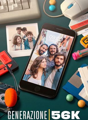 Affiche de la série Génération 56K (2021) de Francesco Ebbasta. Voir Génération 56K en streaming / torrent sur meilleurs-films.fr