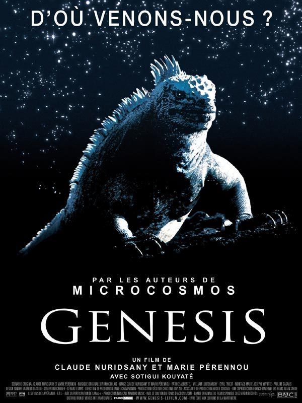 Affiche du film Genesis (2002) de Claude Nuridsany. Voir Genesis en streaming / torrent sur meilleurs-films.fr