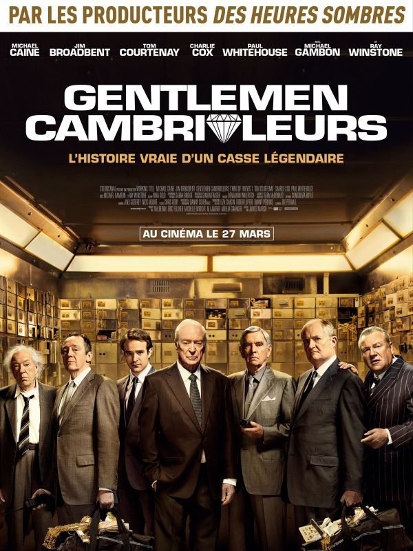 Affiche du film Gentlemen cambrioleurs (2018) de James Marsh. Voir Gentlemen cambrioleurs en streaming / torrent sur meilleurs-films.fr