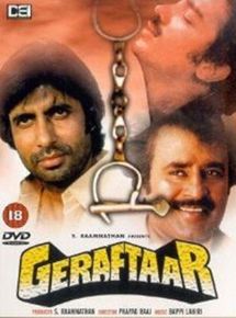 Affiche du film Geraftaar (1985) de Prayag Raj. Voir Geraftaar en streaming / torrent sur meilleurs-films.fr