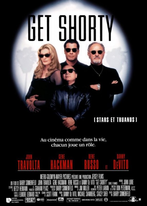 Affiche du film Get Shorty (1995) de Barry Sonnenfeld Affiche du film Get Shorty (1995) de Barry Sonnenfeld. Voir Get Shorty en streaming / torrent sur meilleurs-films.fr