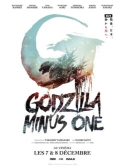 Affiche du film Godzilla: Minus One (2023) de Takashi Yamazaki.