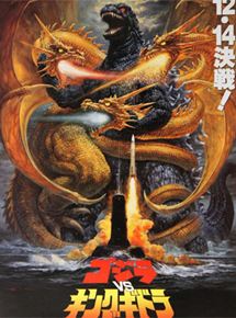 Affiche du film Godzilla vs King Ghidorah (1991) de Kazuki Ohmori. Voir Godzilla vs King Ghidorah en streaming / torrent sur meilleurs-films.fr