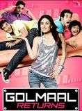 Affiche du film Golmaal Returns (2008) de Rohit Shetty. Voir Golmaal Returns en streaming / torrent sur meilleurs-films.fr