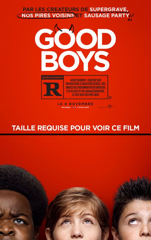 Affiche du film Good Boys (2019) de Gene Stupnitsky Affiche du film Good Boys (2019) de Gene Stupnitsky. Voir Good Boys en streaming / torrent sur meilleurs-films.fr