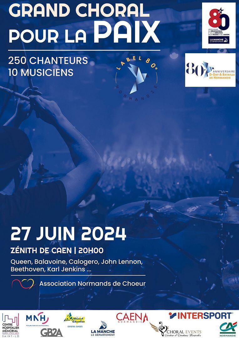 Affiche du film Grand choral pour la paix (2024) de Rémi Delekta. Voir Grand choral pour la paix en streaming / torrent sur meilleurs-films.fr