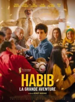 Affiche du film Habib, la grande aventure (2023) de Benoît Mariage.