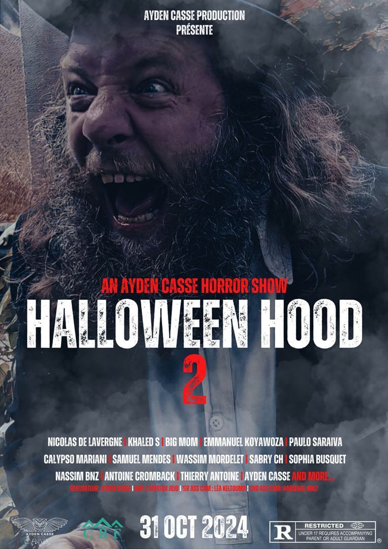 Affiche du court métrage Halloween Hood 2 (2025) de Ayden Casse. Voir Halloween Hood 2 en streaming / torrent sur meilleurs-films.fr