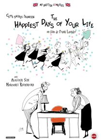 Affiche du film Happiest days of your life (1950) de Frank Launder. Voir Happiest days of your life en streaming / torrent sur meilleurs-films.fr