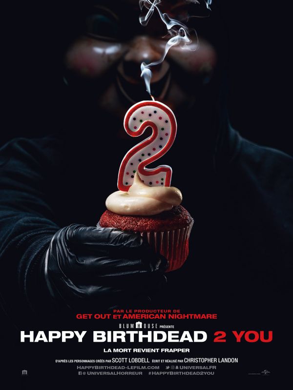 Affiche du film Happy Birthdead 2 You (2019) de Christopher Landon. Voir Happy Birthdead 2 You en streaming / torrent sur meilleurs-films.fr