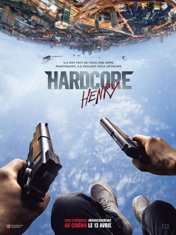Affiche du film Hardcore Henry (2015) de Ilya Naishuller. Voir Hardcore Henry en streaming / torrent sur meilleurs-films.fr