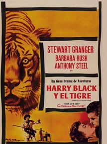 Affiche du film Harry Black et le Tigre (1958) de Hugo Fregonese. Voir Harry Black et le Tigre en streaming / torrent sur meilleurs-films.fr