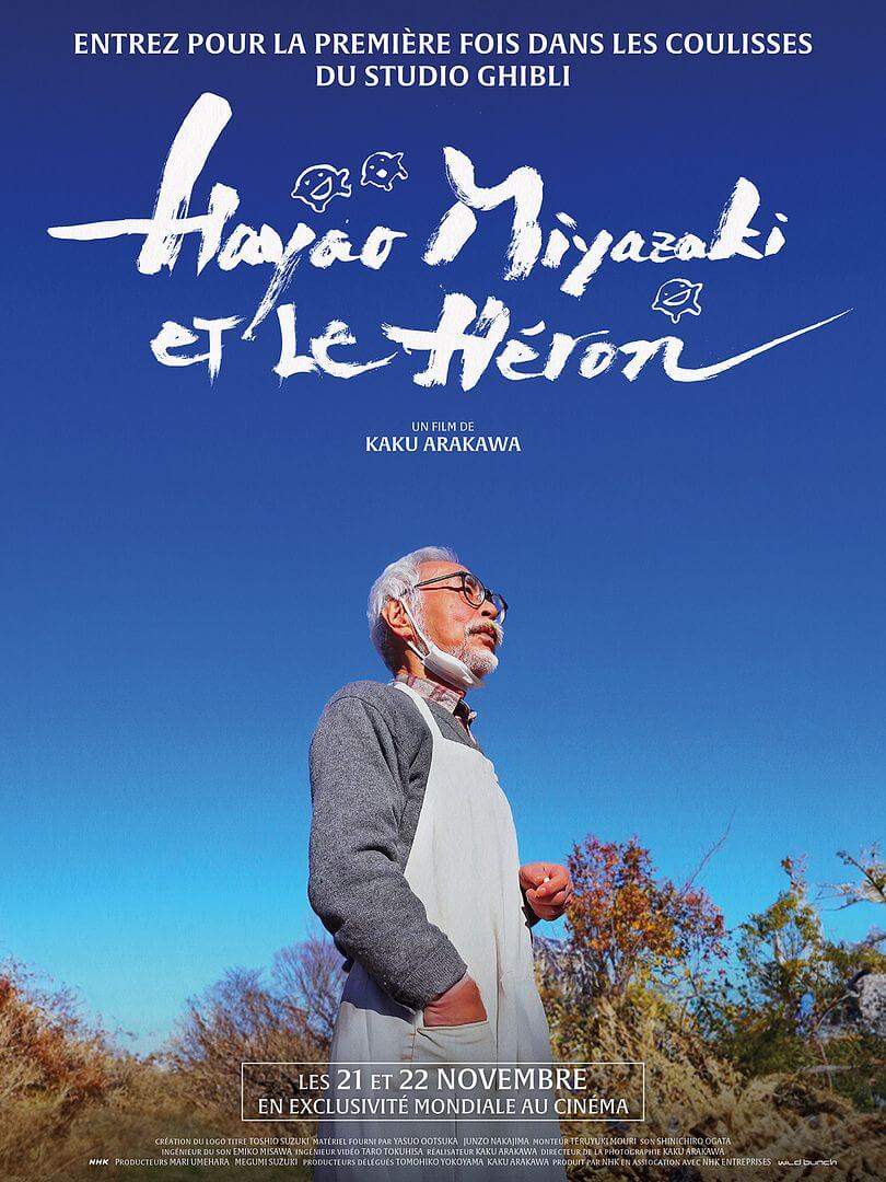 Affiche du film Hayao Miyazaki et le héron (2024) de Kaku Arakawa Affiche du film Hayao Miyazaki et le héron (2024) de Kaku Arakawa. Voir Hayao Miyazaki et le héron en streaming / torrent sur meilleurs-films.fr