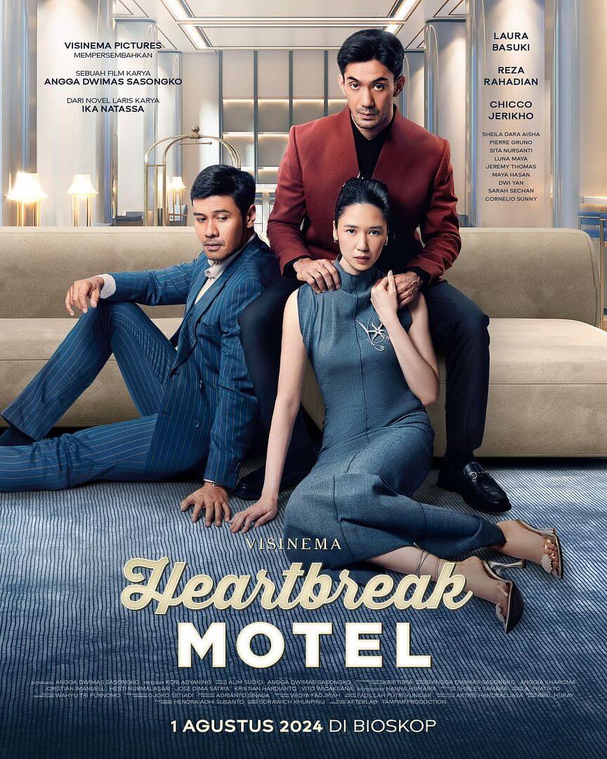 Affiche du film Heartbreak Motel (2024) de Angga Dwimas Sasongko. Voir Heartbreak Motel en streaming / torrent sur meilleurs-films.fr