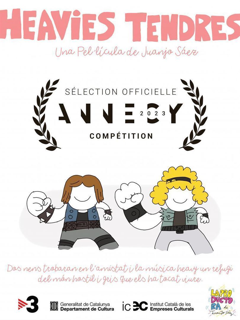 Affiche du film Heavies tendres (2023) de Carlos Pérez-Reche. Voir Heavies tendres en streaming / torrent sur meilleurs-films.fr