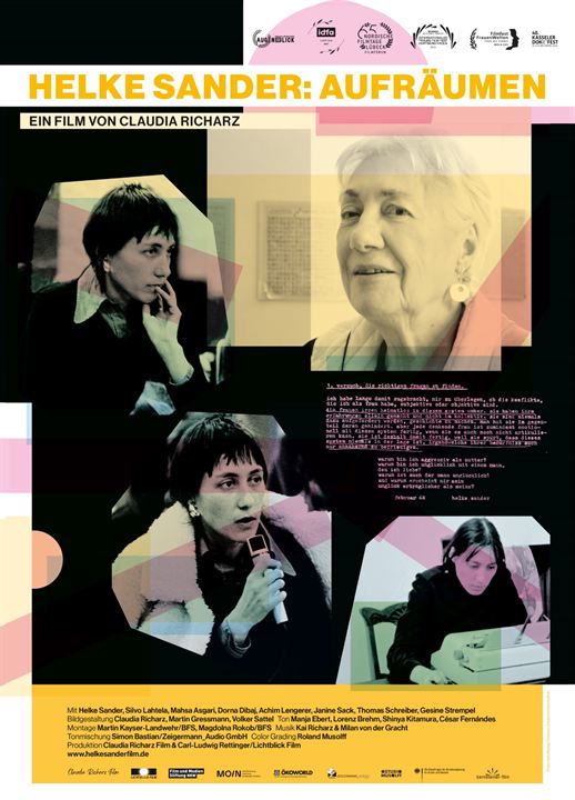 Affiche du film Helke Sander: Aufräumen (2023) de Claudia Richarz. Voir Helke Sander: Aufräumen en streaming / torrent sur meilleurs-films.fr