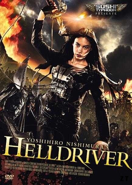 Affiche du film Hell Driver (2010) de Yoshihiro Nishimura. Voir Hell Driver en streaming / torrent sur meilleurs-films.fr