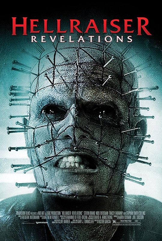 Affiche du film Hellraiser: Revelations (2011) de Victor Garcia (VI). Voir Hellraiser: Revelations en streaming / torrent sur meilleurs-films.fr