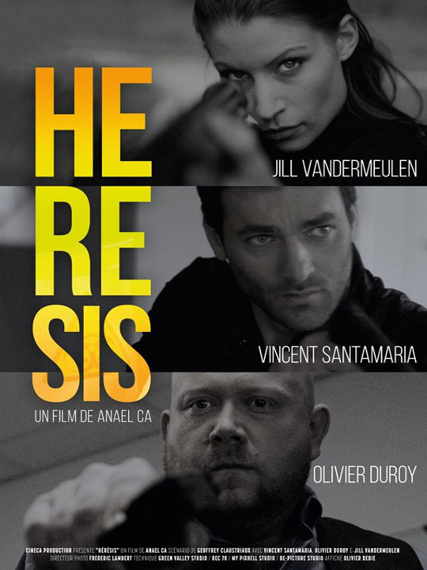 Affiche du court métrage Hérésis (2017) de Anael Ca. Voir Hérésis en streaming / torrent sur meilleurs-films.fr