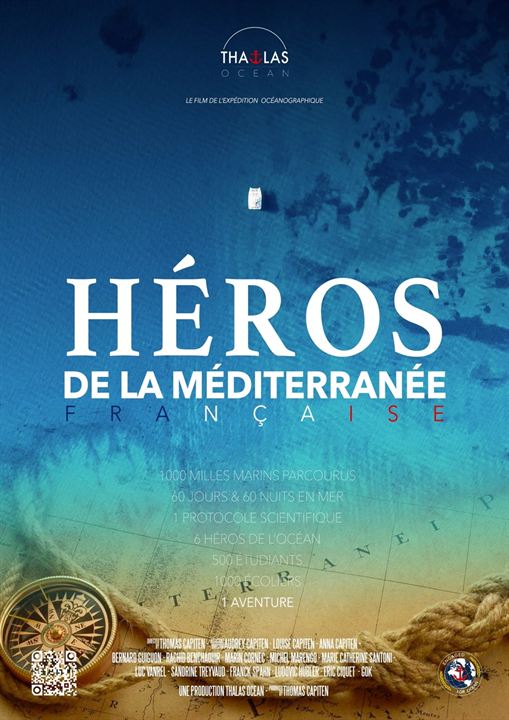 Affiche du court métrage Héros de la Méditerranée française – l’expédition Thalas (2024) de Thomas Capiten. Voir Héros de la Méditerranée française – l’expédition Thalas en streaming / torrent sur meilleurs-films.fr