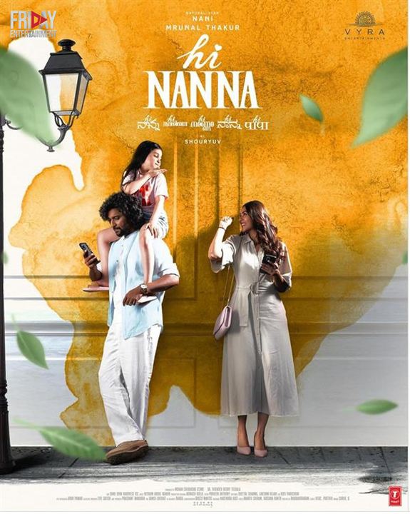 Affiche du film Hi Nanna (2023) de Shouryuv. Voir Hi Nanna en streaming / torrent sur meilleurs-films.fr
