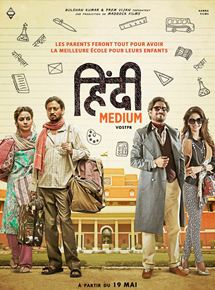 Affiche du film Hindi Medium (2017) de Saket Chaudhary. Voir Hindi Medium en streaming / torrent sur meilleurs-films.fr