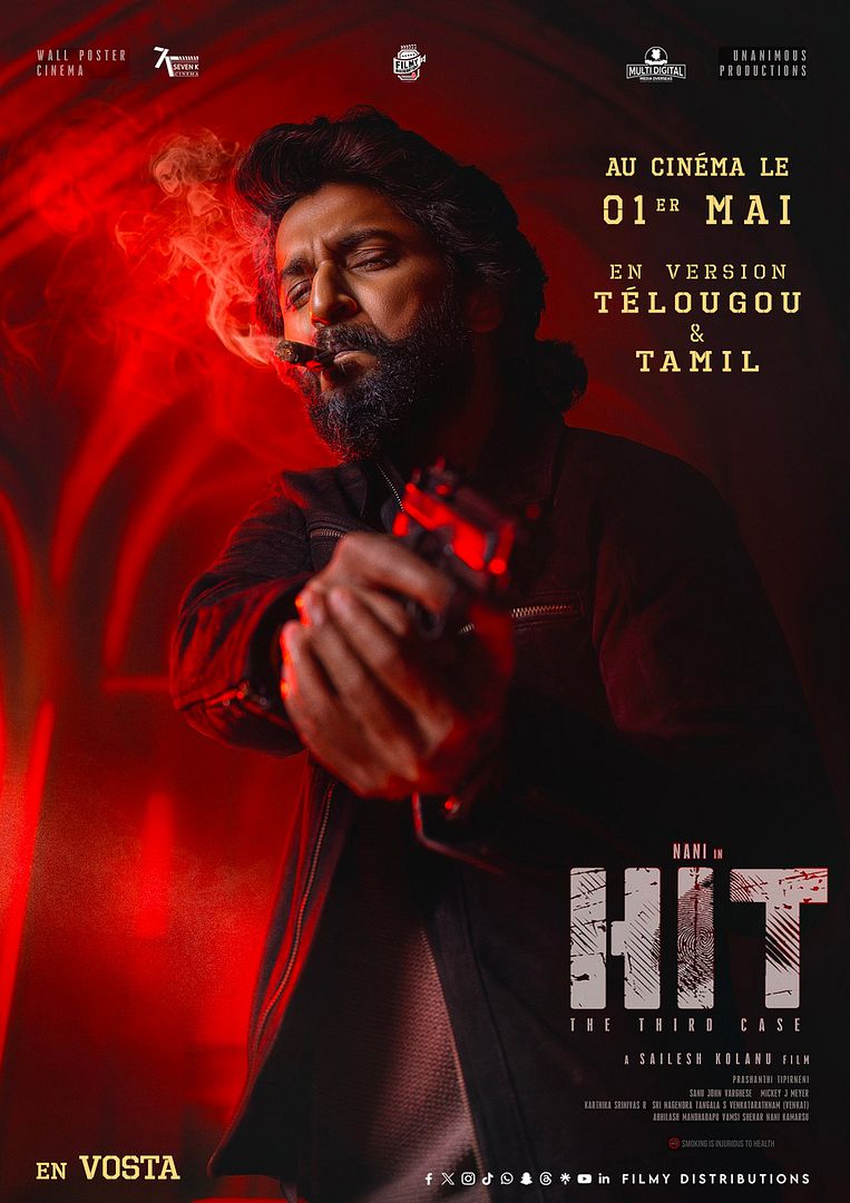 Affiche du film HIT: The 3rd Case (2025) de Sailesh Kolanu. Voir HIT: The 3rd Case en streaming / torrent sur meilleurs-films.fr